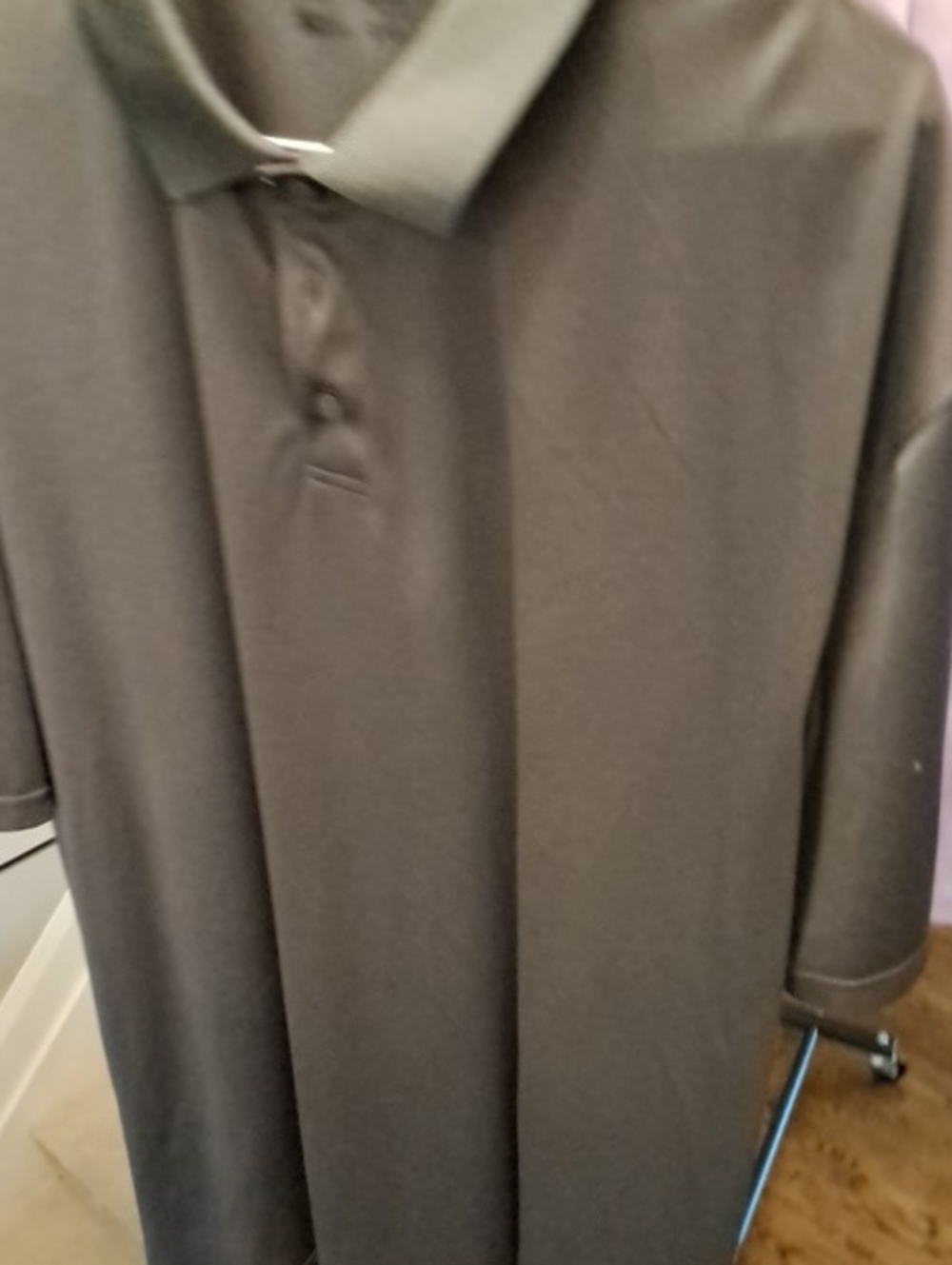 Classic Men's Polo Shirt in Charcoal Grey